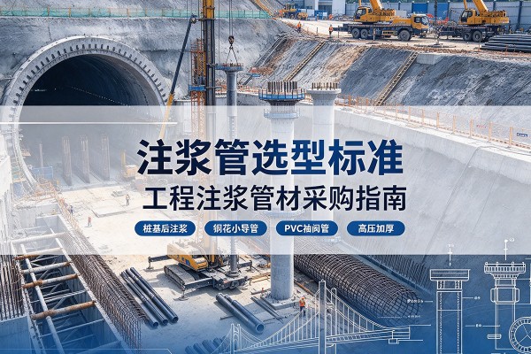 郧阳注浆管选型标准