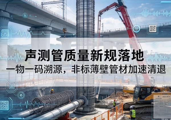 郧阳声测管质量新规落地，一物一码溯源，非标薄壁管材加速清退
